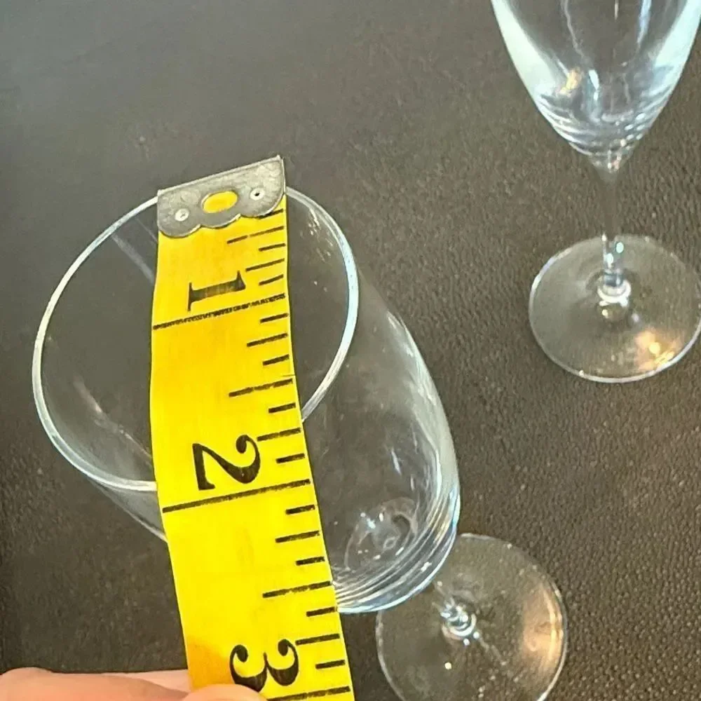 RCR Elegant Clear Champagne Flutes set of two